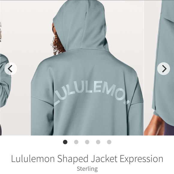 lululemon athletica Jackets & Blazers - Lululemon Shaped Jacket Expression in Sterling EUC